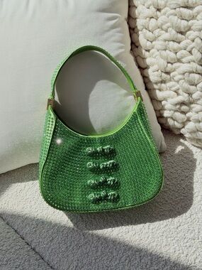 Sau Lee Mini Sau Crystal Mini Bag in Green NWOT